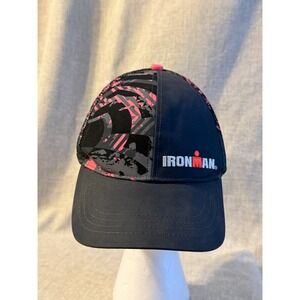 Ironman Boco Gear Trucker Hat Black Pink Camo Mesh Sports Cap One Size NWOT